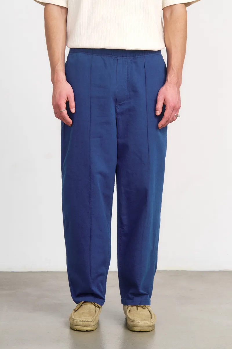 Rotholz Rotholz Herren vegan Hose Weit Gefaltet Blau, Blau, – Produktbild 2 von 2