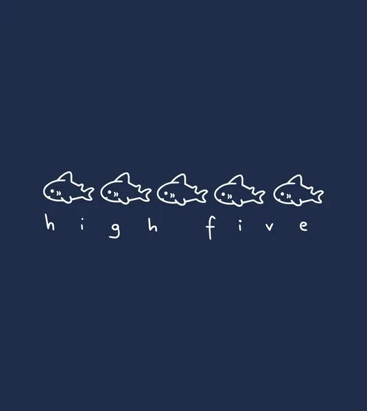 Gary Mash GARY MASH Shirt Asheville High five aus Bio-Baumwolle, Petrol, – Produktbild 3 von 4