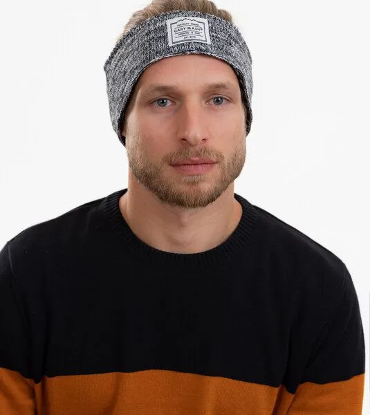 Gary Mash GARY MASH Stirnband Aspen aus Biobaumwolle, Grau mélange, – Produktbild 3 von 4