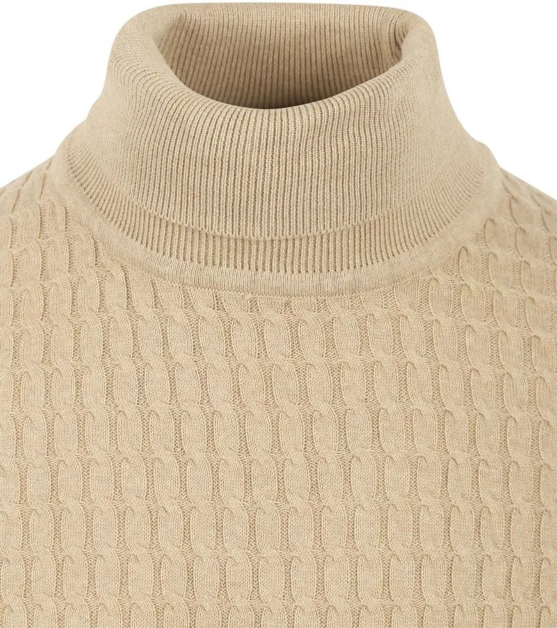 Suitable Suitable Rollkragen Cable Beige - Größe XXL, Beige, – Produktbild 3 von 3