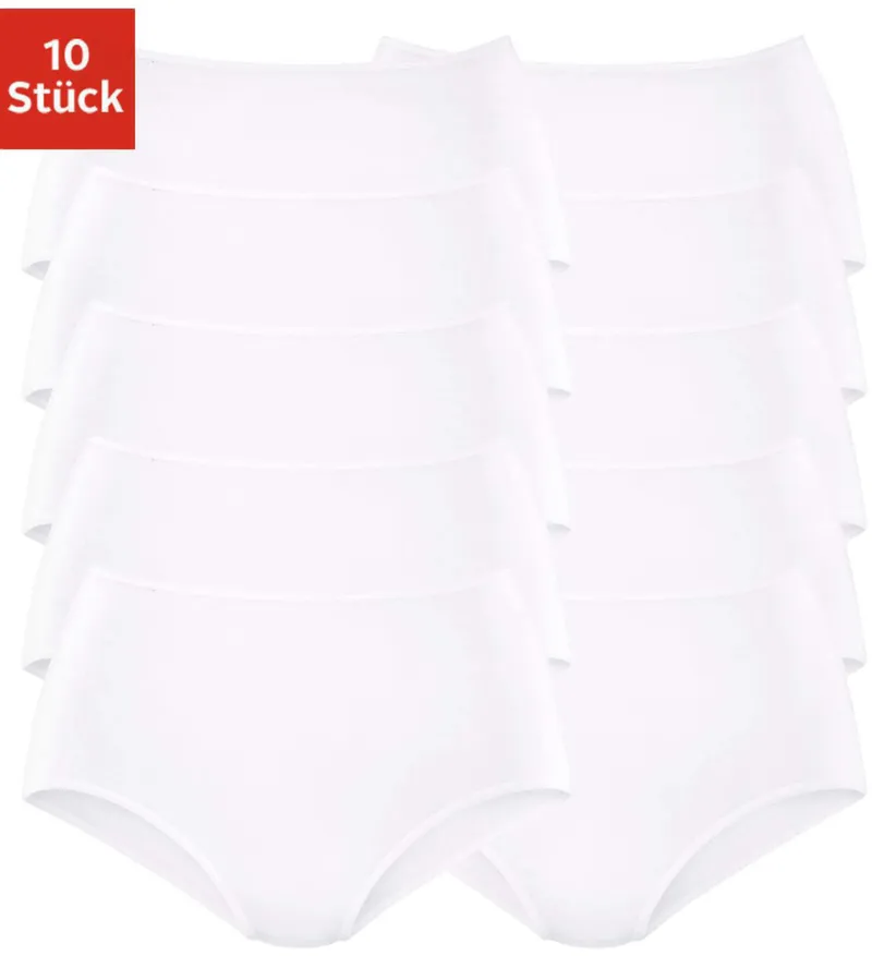 petite fleur by Lascana Taillenslip weiß, Weiß, – Produktbild 3 von 3
