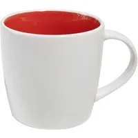 Keramiktasse "ENNIA" weiß/rot – Produktbild 1 von 1