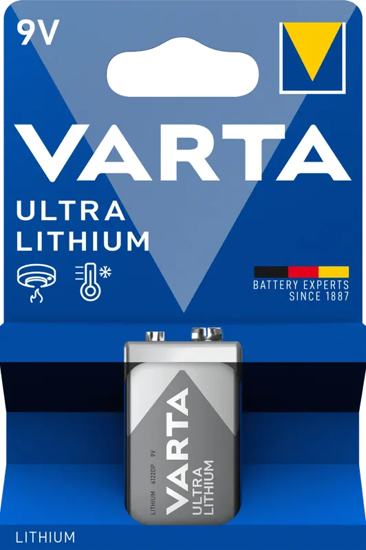 Varta Varta Lithium-Batterien 'Ultra' E-Block, 6FR61, 9 V – Produktbild 3 von 5