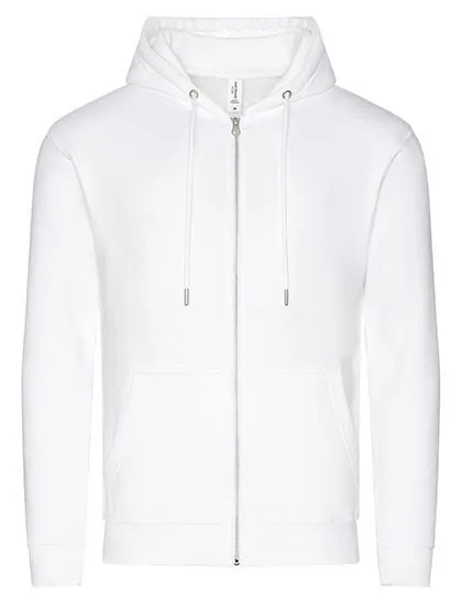 Just Hoods Just Hoods Herren Unisex College Hoodie, Arctic white, – Produktbild 2 von 3