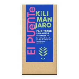 El Puente El Puente Kilimanjaro-Tee - Schwarztee | Fair Trade | Vegan | Glutenfrei – Produktbild 1 von 1