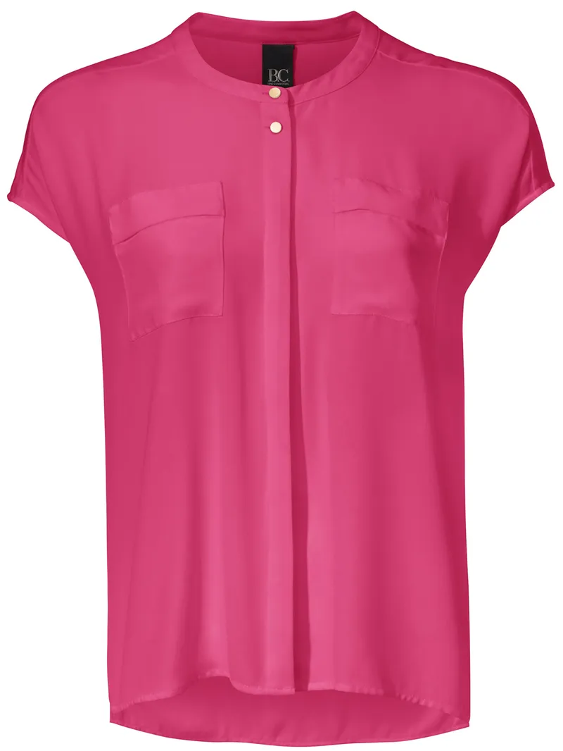 heine Kurzarm-Bluse pink, Pink, – Produktbild 1 von 2