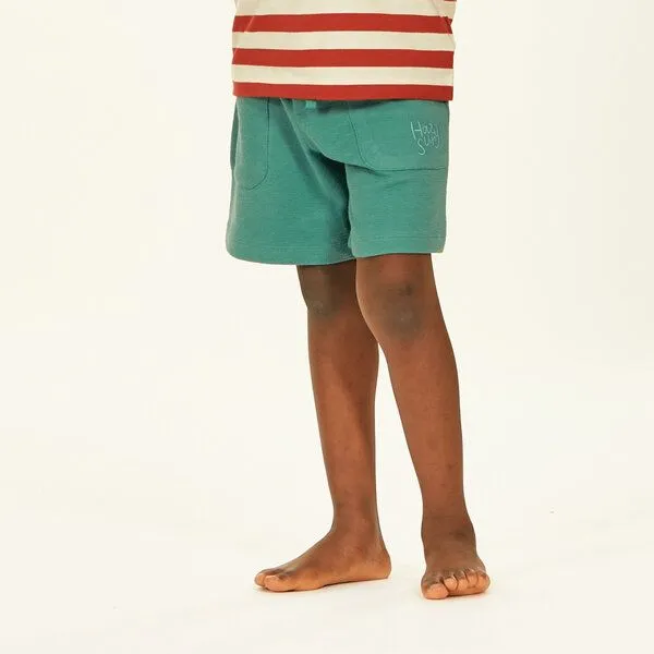 Sense Organics Sense Organics Kinder Shorts, Modell MAKU, Smaragdgrün, – Produktbild 2 von 4