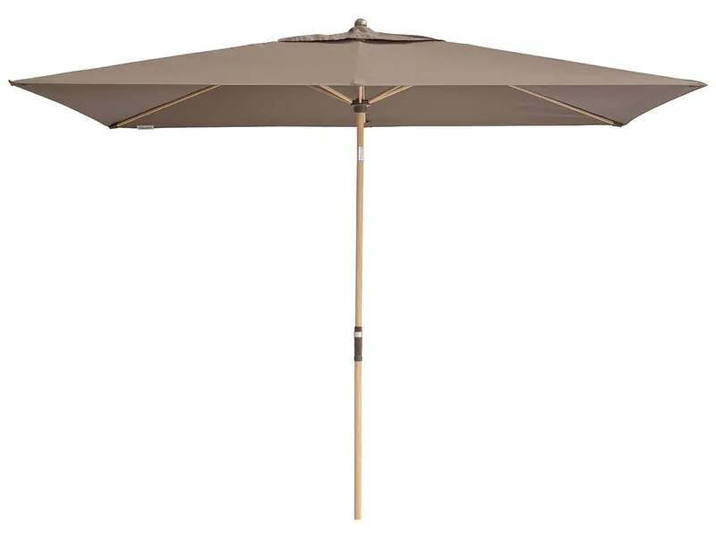 Doppler doppler Sonnenschirm "Alu Wood Ultra" 300 x 200 cm, Esche hell, HV, greige – Produktbild 1 von 1