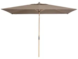 Doppler doppler Sonnenschirm "Alu Wood Ultra" 300 x 200 cm, Esche hell, HV, greige – Produktbild 1 von 1