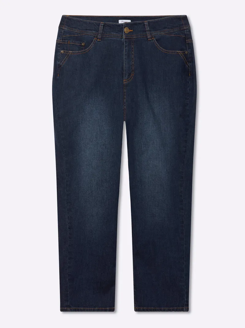 sheego Jeans dark blue used, Dark blue used, – Produktbild 1 von 2