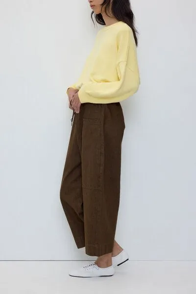 Rita Row Rita Row Weite Denim-Hose ESTHER mit Kordelzug, Brown, – Produktbild 2 von 4