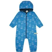 loud proud loud + proud Babys & Kinder Wasserabweisender Overall mit Druck, GOTS-zertifiziert, Azur(blau), – Produktbild 1 von 1