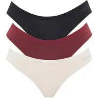 ORGANICATION ORGANICATION KAVINN | Tanga aus Bio-Baumwolle und TENCEL Modal im 3er-Pack, Mix-32, – Produktbild 1 von 1