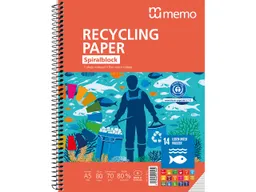 Memo memo Collegeblock DIN A5, liniert, 80 Blatt – Produktbild 1 von 1