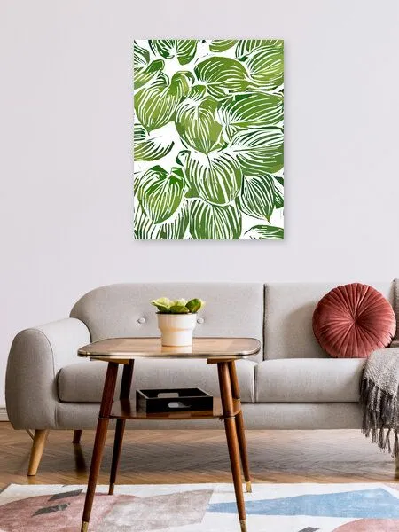 Photocircle Photocircle Poster / Leinwandbild - Wild Leaves III – Produktbild 2 von 4