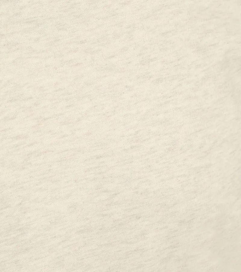 Profuomo Profuomo T-Shirt Ecru Melange - Größe XXL, Wollweiß, – Produktbild 4 von 4