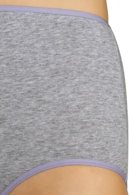 petite fleur by Lascana Taillenslip grau-meliert, weiß – Produktbild 1 von 1