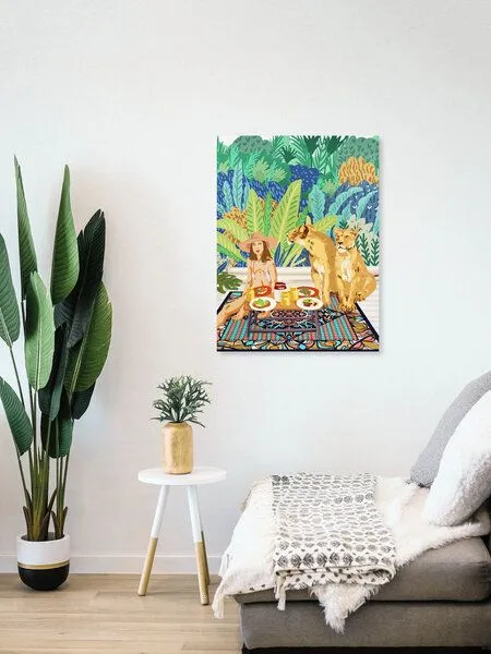 Photocircle Photocircle Poster / Leinwandbild - Jungle Breakfast – Produktbild 4 von 4