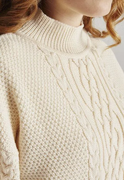 Givn Berlin Givn Berlin Strickpullover ODESSA aus Bio-Wolle, Natur, – Produktbild 4 von 4