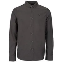 Iriedaily Iriedaily Samuel LS Shirt, Anthra mel. (schwarz), – Produktbild 1 von 1