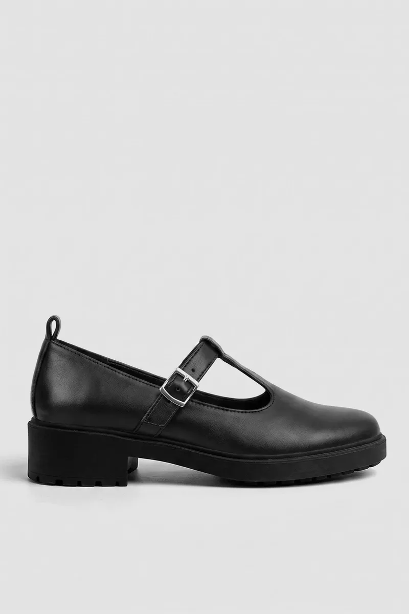 BOHEMA BOHEMA Damen vegan Schuhe Mary Jane Curtsy Schwarz, Schwarz, – Produktbild 2 von 2