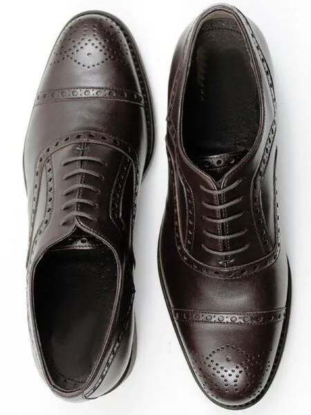 Will's Vegan Shop Will's Vegan Shop Goodyear Welt Brogues Dunkelbraun Herren, Dunkelbraun, – Produktbild 1 von 1