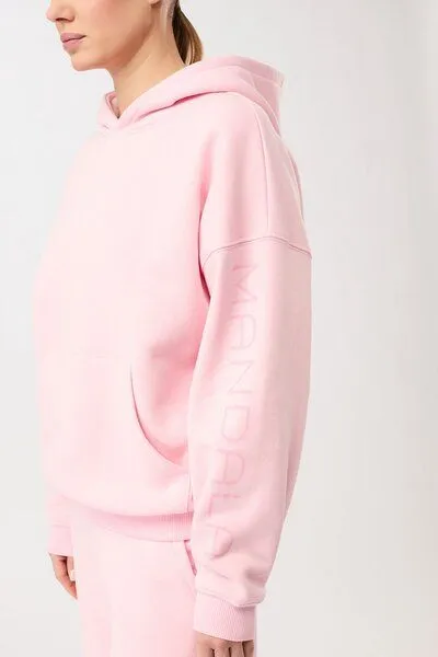 mandala mandala Basic Hoodie Signature, Soft-pink (rosa), – Produktbild 2 von 4