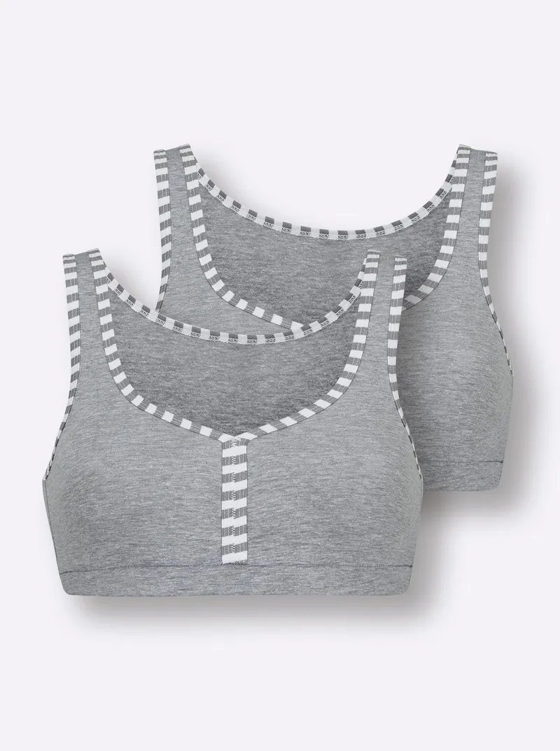 wäschepur Bustier, Grau-meliert, – Produktbild 1 von 3