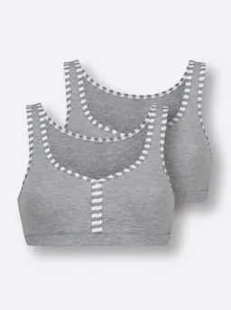 wäschepur Bustier grau-meliert – Produktbild 1 von 1