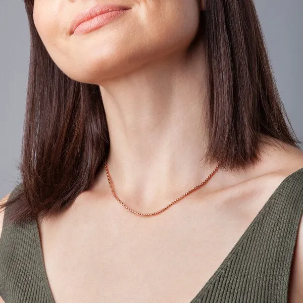 ALEXASCHA ALEXASCHA Dünne Schlangenkette aus Edelstahl, Grey, – Produktbild 2 von 4