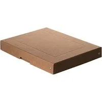 Falken 5 Falken Aufbewahrungsboxen "PureBox", 780 g/m², DIN A4, 4 cm Höhe, braun – Produktbild 1 von 1
