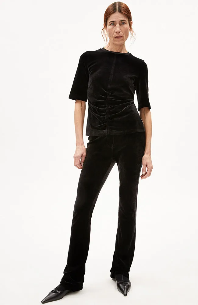 ARMEDANGELS ARMEDANGELS Damen vegan Hose Ronjaal Schwarz, Schwarz, – Produktbild 2 von 2