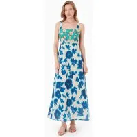 ORGANICATION ORGANICATION Kleid aus Bio-Baumwoll-Voile mit Blumenmuster – Produktbild 1 von 1