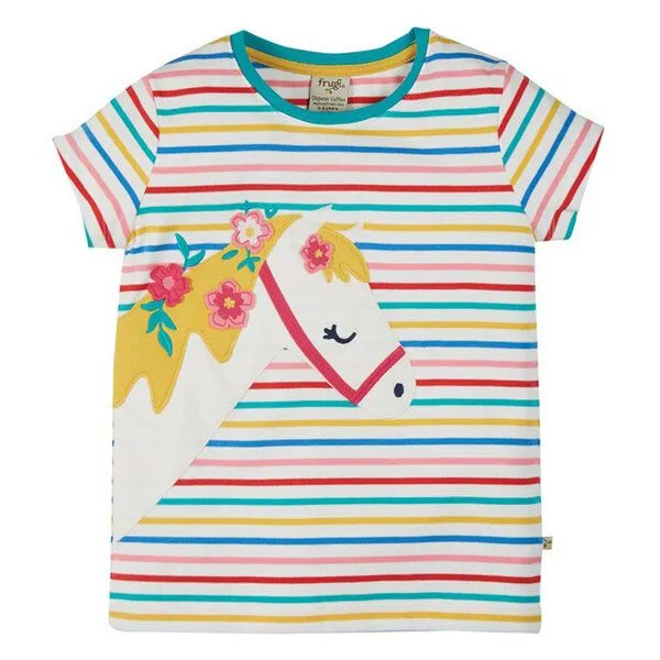 Frugi Frugi T-Shirt Pferd Camille Applique Tee – Produktbild 1 von 3
