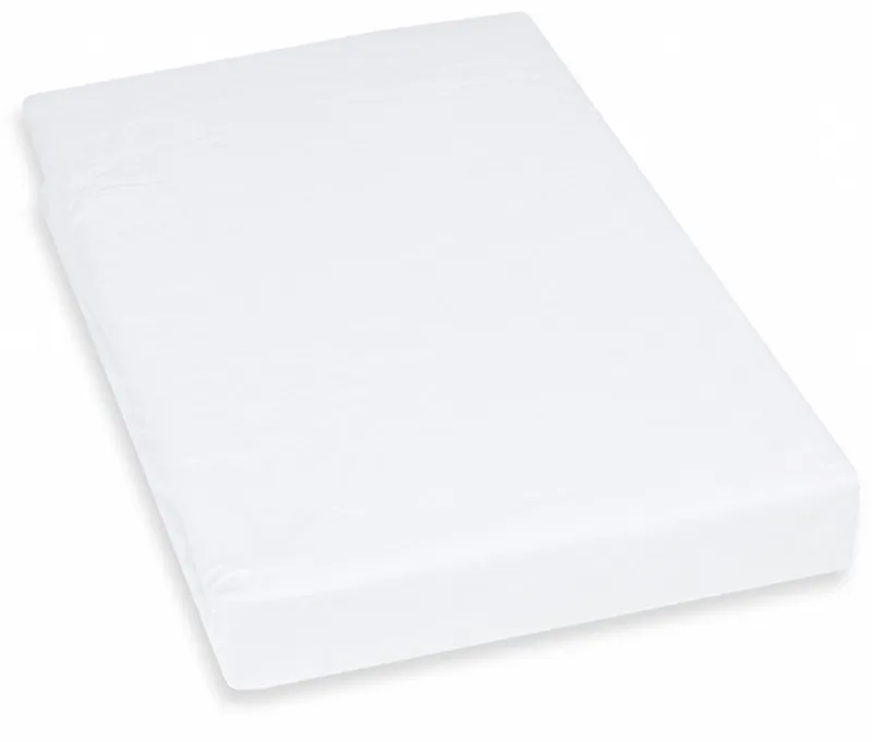 Kayori Kayori Spannbettlaken Kai, Renforcé, Gummizug: rundum, (1 Stück), 100% Baumwolle, Weiß, – Produktbild 1 von 2