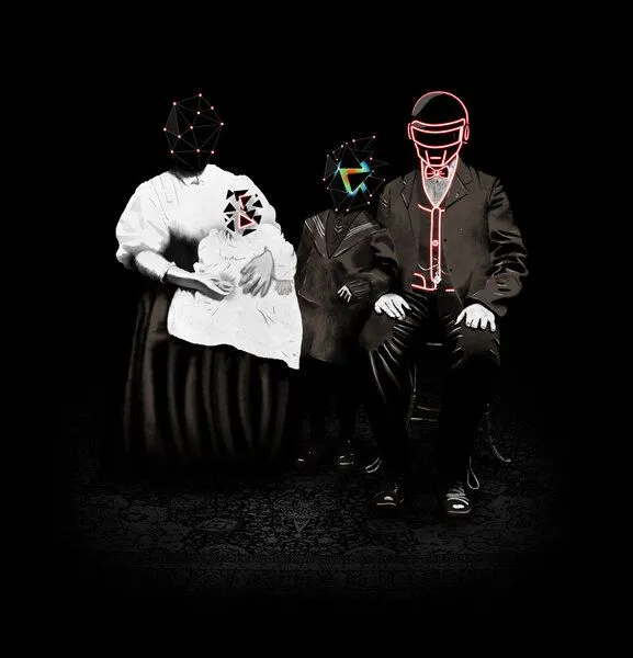 Photocircle Photocircle Poster / Leinwandbild - Daft Familie – Produktbild 2 von 4