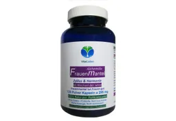 VitalLeben Frauenmantelkraut für das weibliche Wohlbefinden - ohne Zusatzstoffe - Kapseln, 1 er Dose à 120 St., 35,4 g, Art. 26880-120 – Produktbild 1 von 1