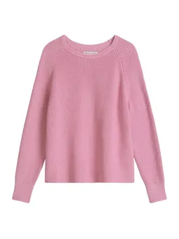 Marc O'Polo Marc O'Polo Langarmshirt rosa,Casual,Baumwolle,Unifarben,Rundhals,Lang,Regular Fit – Produktbild 1 von 1