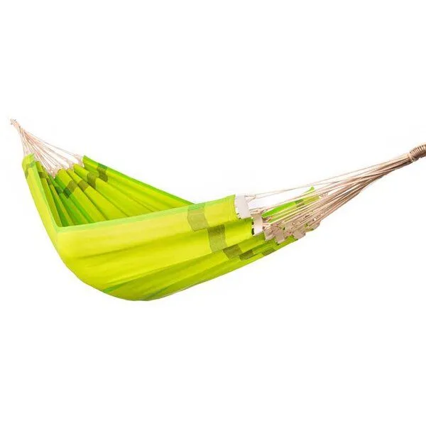 HängemattenGlück HängemattenGlück Alegria, Hängematte aus Bio-Baumwolle, Verde grün, – Produktbild 2 von 5