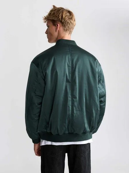 Yahmo Yahmo Konrad gefütterte Wendejacke, Shadow/petrol (grün), – Produktbild 2 von 4