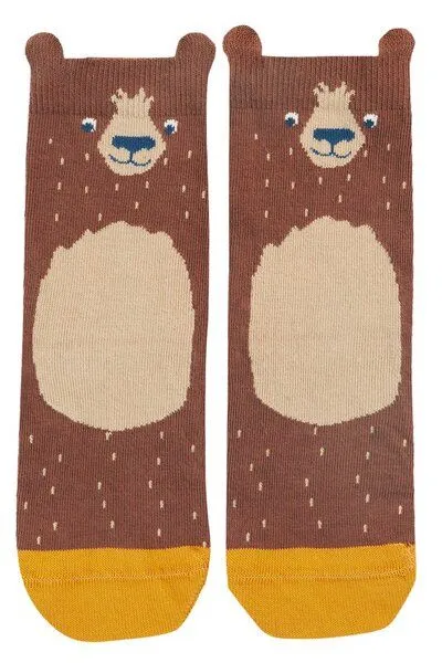 Frugi Frugi Weihnachtssocken Dreierpack mit Teddybear – Produktbild 3 von 3