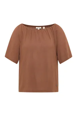 Tranquillo Bluse Ruuth aus EcoVero™ Viskose - chocolate / 40 – Produktbild 1 von 1