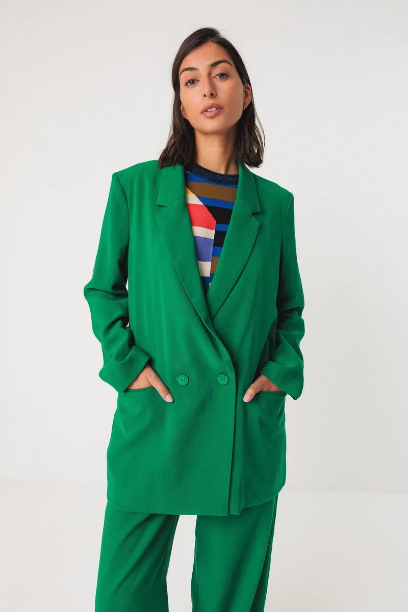 SKFK SKFK Damen vegan Blazer Atxa Grün, Grün, – Produktbild 1 von 3
