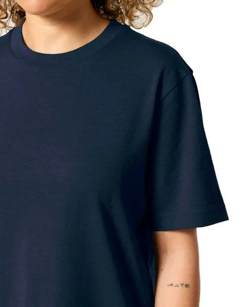 YTWOO YTWOO Nachhaltiges schweres Unisex T-Shirt, Navy, – Produktbild 2 von 4