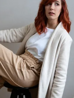 Ecostories Ecostories Cardigan Wolke 7 aus 100% Baumwollfleece – Produktbild 1 von 1