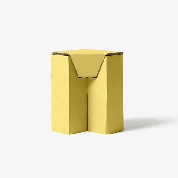 ROOM IN A BOX ROOM IN A BOX Papphocker, Gelb, – Produktbild 1 von 4