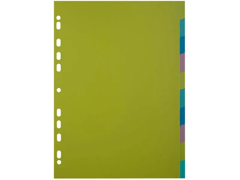 Exacompta Exacompta Register "Forever" DIN A4 aus Recycling-PP 10-teilig – Produktbild 1 von 1