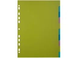 Exacompta Exacompta Register "Forever" DIN A4 aus Recycling-PP 10-teilig – Produktbild 1 von 1