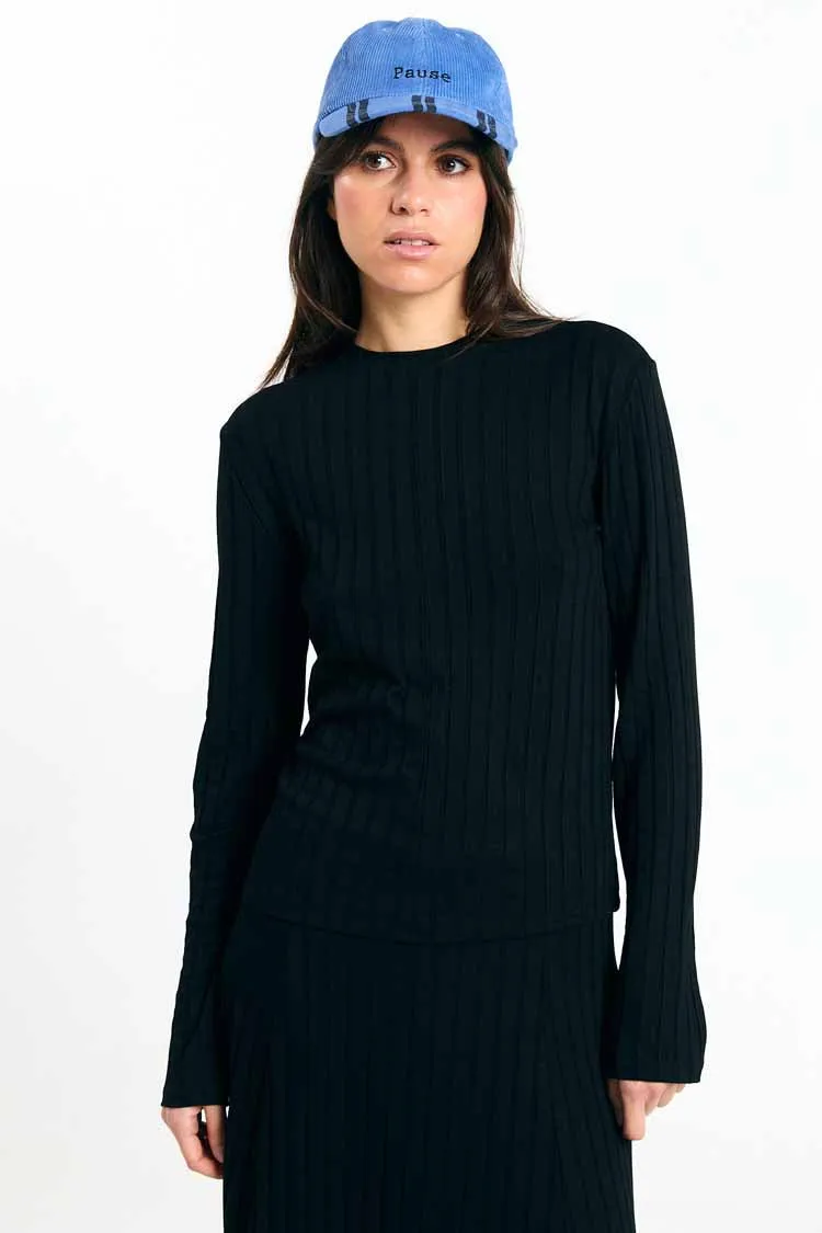 SUITE13LAB SUITE13LAB Damen vegan Top Viana Schwarz, Schwarz, – Produktbild 1 von 2