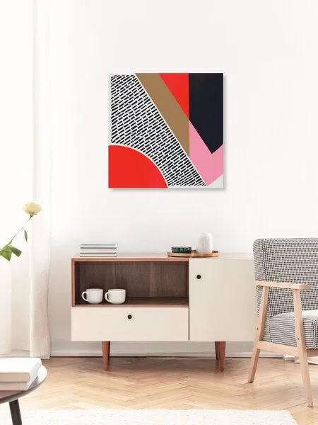 Photocircle Photocircle Poster / Leinwandbild - Sun And San Abstract – Produktbild 2 von 4